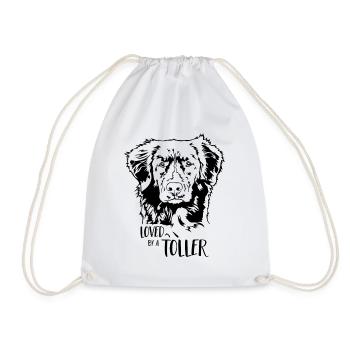 Aimé par un grand chien disant chien Wilsigns - Sac de sport léger - blanc - Devant