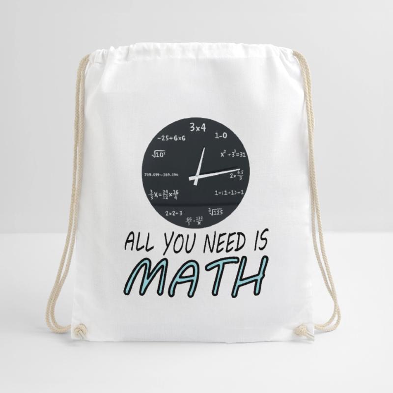 Study Math Student Math Study Gift Drawstring Bag