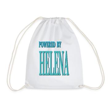 Ich heiße Helena ich bin Helena Geschenkidee - Turnbeutel - Weiß - Vorne