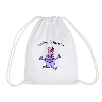 Kleine Schwester - Turnbeutel - Weiß - Vorne