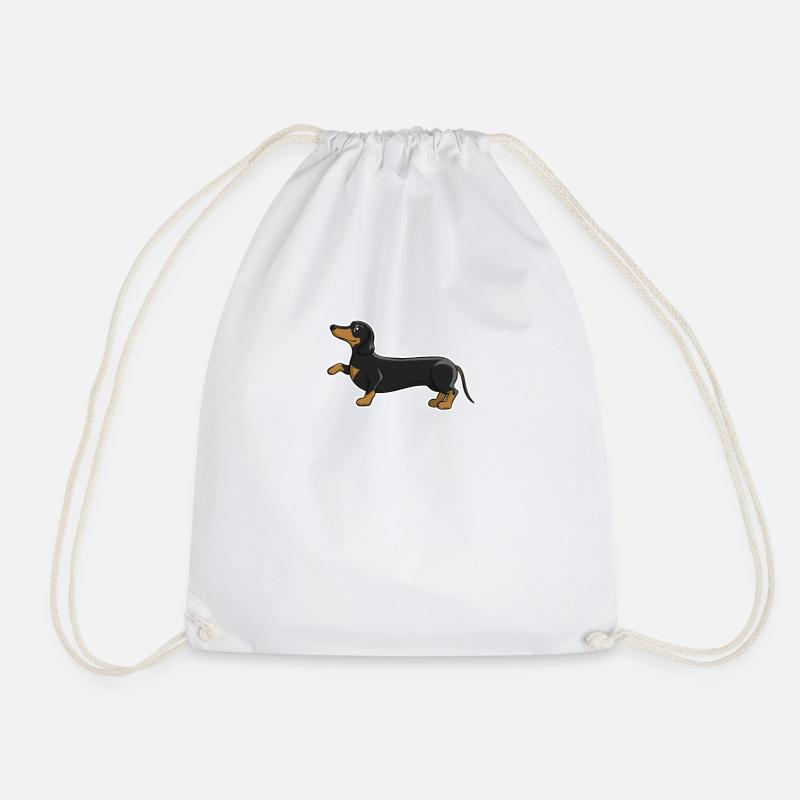 Cadeau d'anniversaire chien teckel teckel teckel - Sac de sport léger - blanc