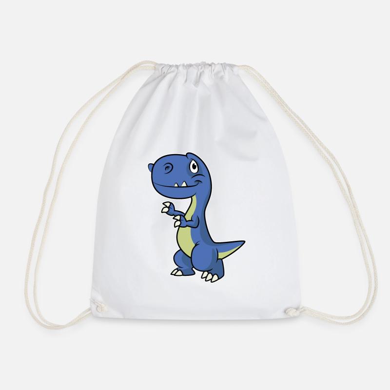 Dino - Turnbeutel - Weiß