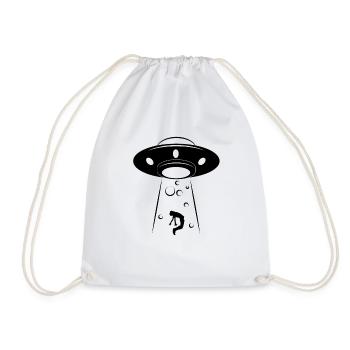 Aliens - Turnbeutel - Weiß - Vorne