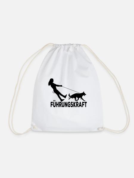 Hunde Frauchen - Turnbeutel - Weiß