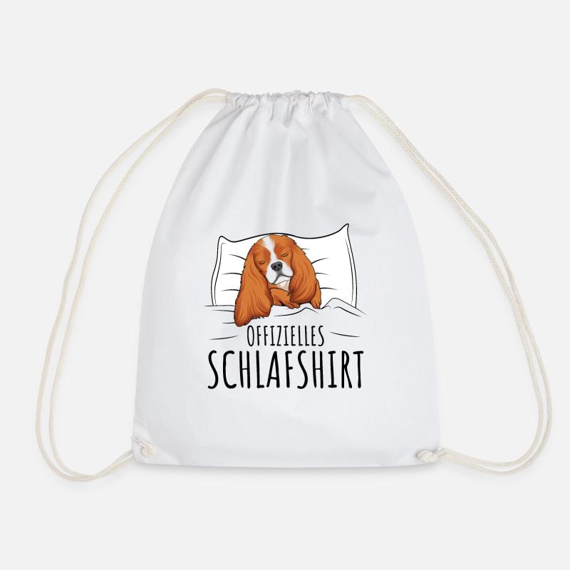 Cavalier King Charles Spaniel - Turnbeutel - Weiß