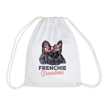 Bulldog français - Sac de sport léger - blanc - Devant