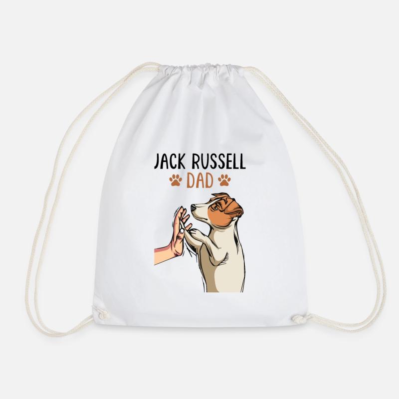 Jack Russell Terrier Papa Hundehalter - Turnbeutel - Weiß