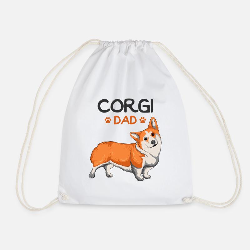 Corgi - Turnbeutel - Weiß