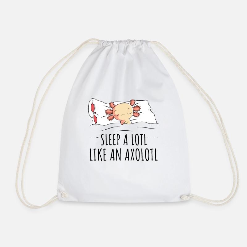 Axolotl - Turnbeutel - Weiß