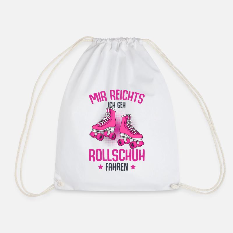 Rollschuhe - Turnbeutel - Weiß