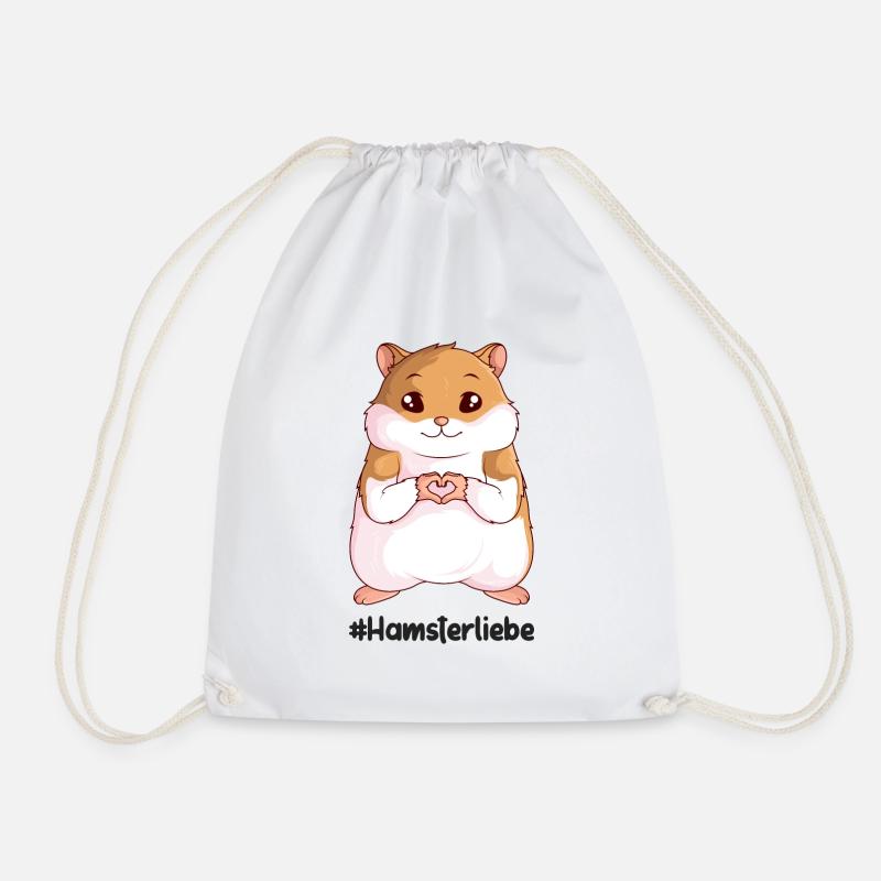 Hamster - Turnbeutel - Weiß