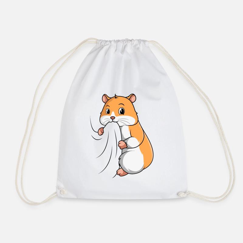 Hamster - Turnbeutel - Weiß