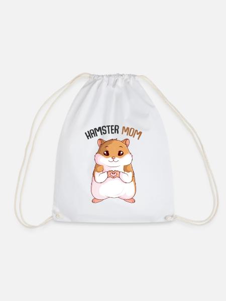 Hamster Mama - Turnbeutel - Weiß