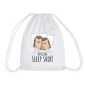 Hedgehog - Drawstring Bag - white - Front