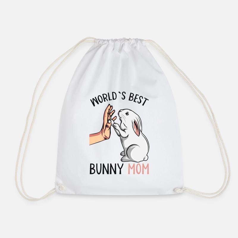 Hase - Turnbeutel - Weiß