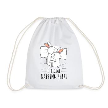 Hare - Drawstring Bag - white - Front