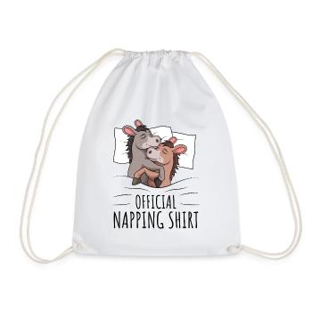 Donkey - Drawstring Bag - white - Front