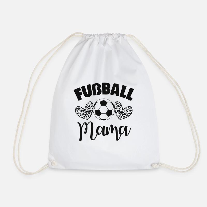 Fußball Mama - Turnbeutel - Weiß