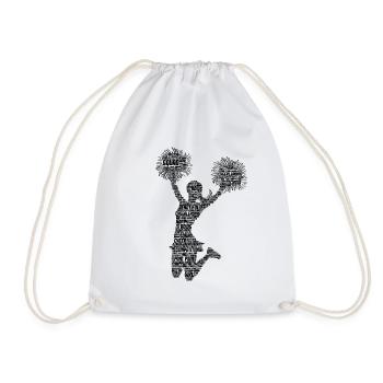 Cheerleading Cheerleader Cheer Girls - Drawstring Bag - white - Front