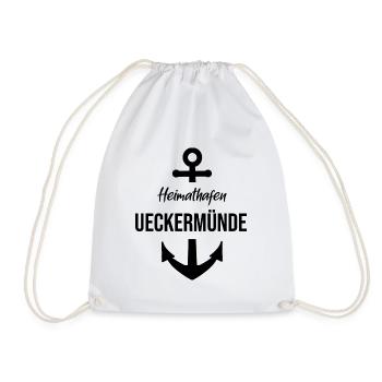 Heimathafen Ueckermünde - Turnbeutel - Weiß - Vorne