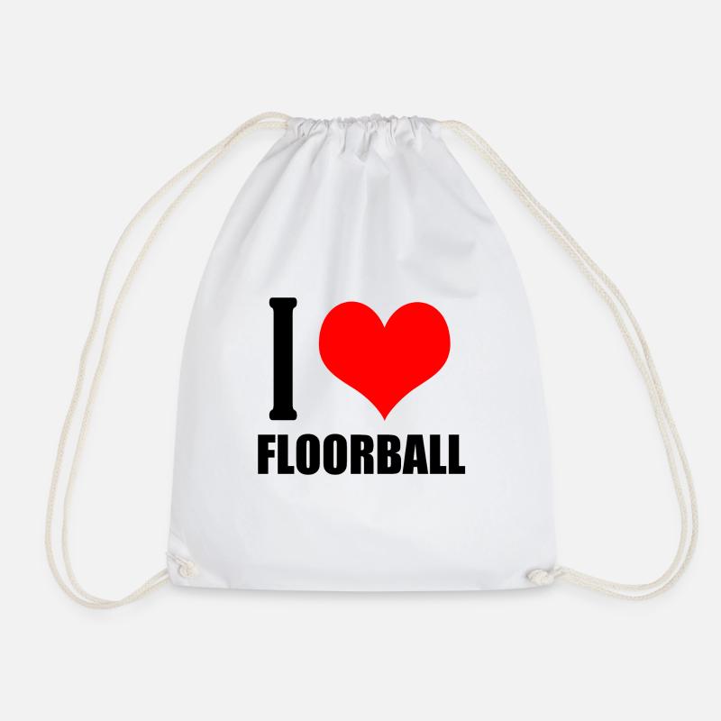 Floorball - Turnbeutel - Weiß