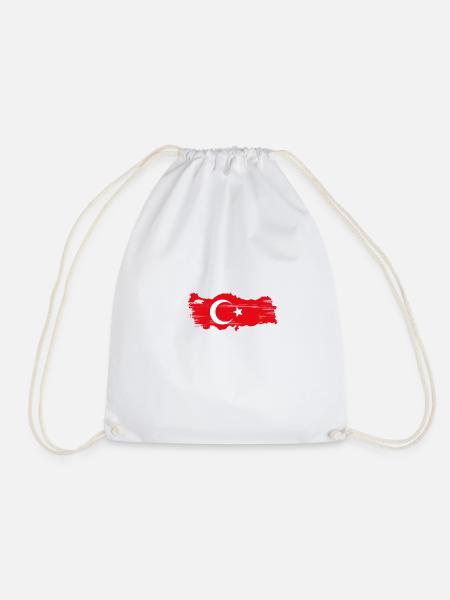 Türkei - "Grenzlinie" - Turnbeutel - Weiß
