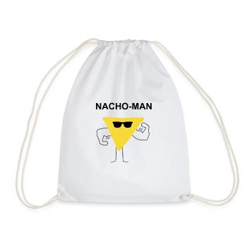 muscles Nacho Macho Man idée cadeau - Sac de sport léger - blanc - Devant