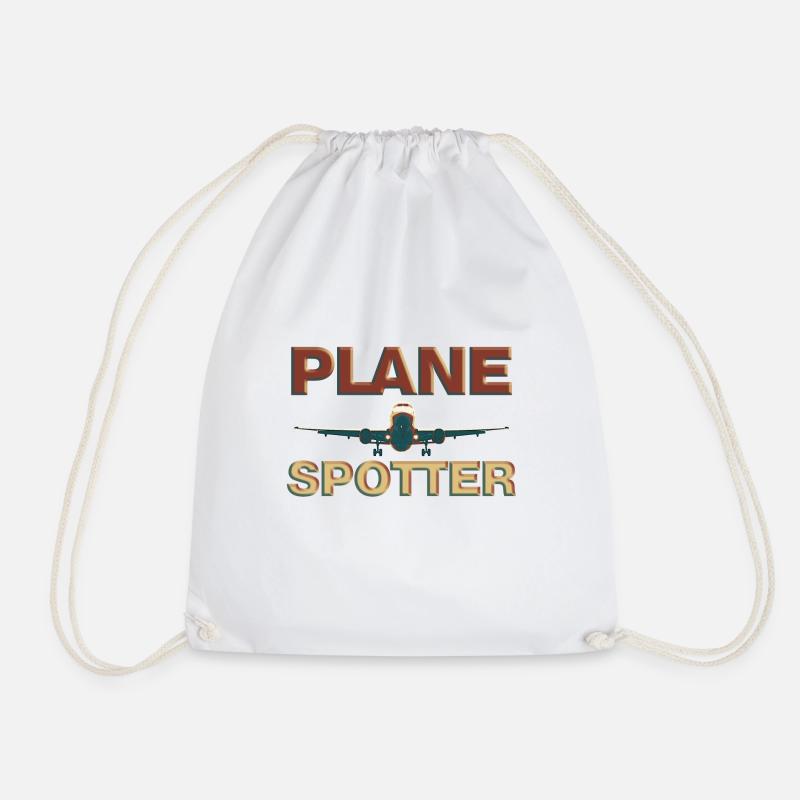 Planespotter - Turnbeutel - Weiß