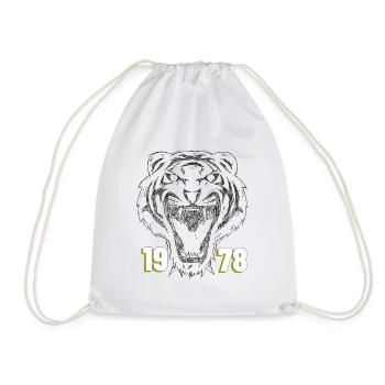 Roaring Tiger 1978 Retro - Drawstring Bag - white - Front