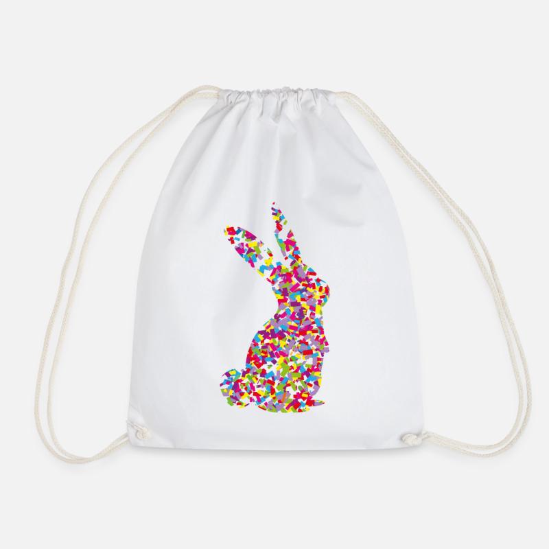 Hase - Turnbeutel - Weiß