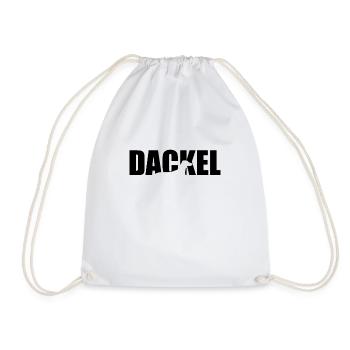 drôle teckel chien de chasse chien de chasse cadeau - Sac de sport léger - blanc - Devant