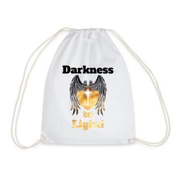 Darkness to Light! - Turnbeutel - Weiß - Vorne