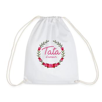 Tata d'amour - Sac de sport léger - blanc - Devant