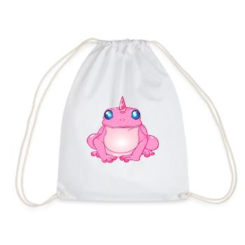 grenouille licorne - Sac de sport léger - blanc - Devant