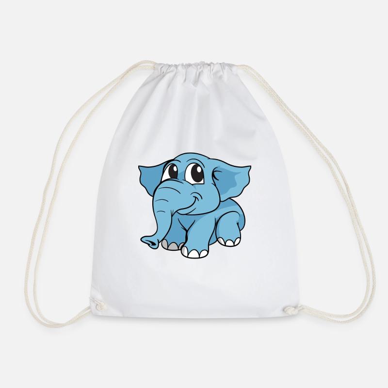 Elephant Elefant - Turnbeutel - Weiß