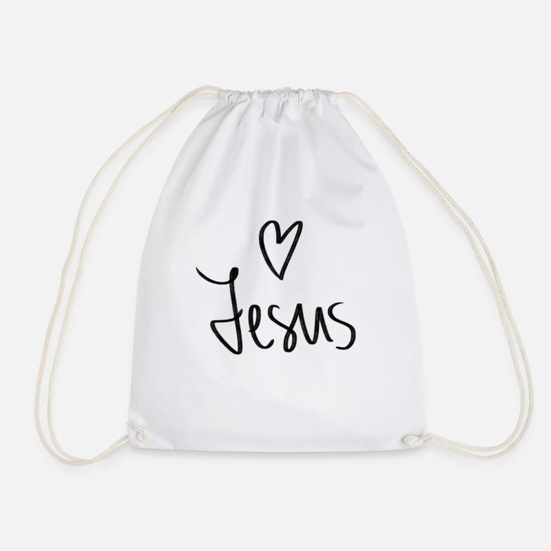Jesus - Turnbeutel - Weiß