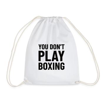 Boxkämpfer, Boxsport, Boxen Geschenkidee - Turnbeutel - Weiß - Vorne