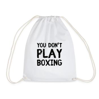 Boxkämpfer, Boxsport, Boxen Geschenkidee - Turnbeutel - Weiß - Vorne