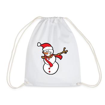 Weihnachten - Turnbeutel - Weiß - Vorne