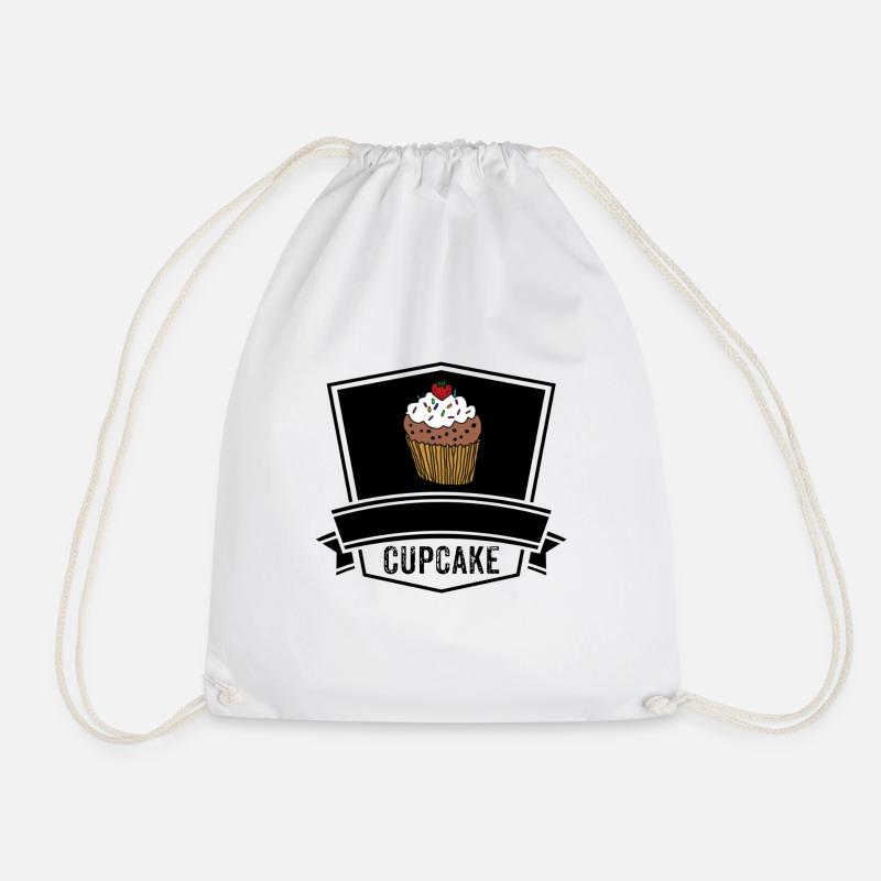 Cupcake - Turnbeutel - Weiß