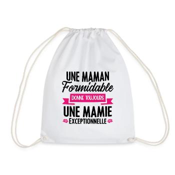 Une maman formidable donne toujours une mamie - Sac de sport léger - blanc - Devant
