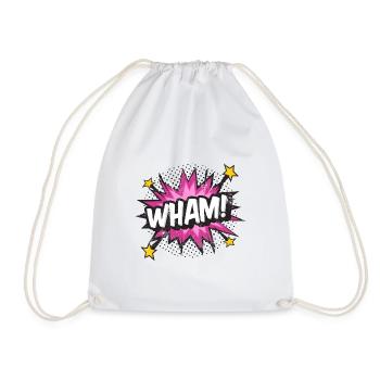 WHAM COMIC COMICSTYLE CARTOON COMICS STYLE MOTIFS - Sac de sport léger - blanc - Devant