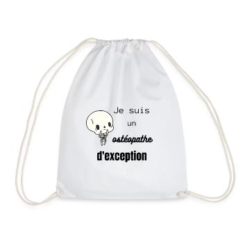 Je suis une ostéopathe d'exception ! Idée cadeau - Sac de sport léger - blanc - Devant
