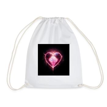 Herz Love Abstract Collection 34 - Turnbeutel - Weiß - Vorne