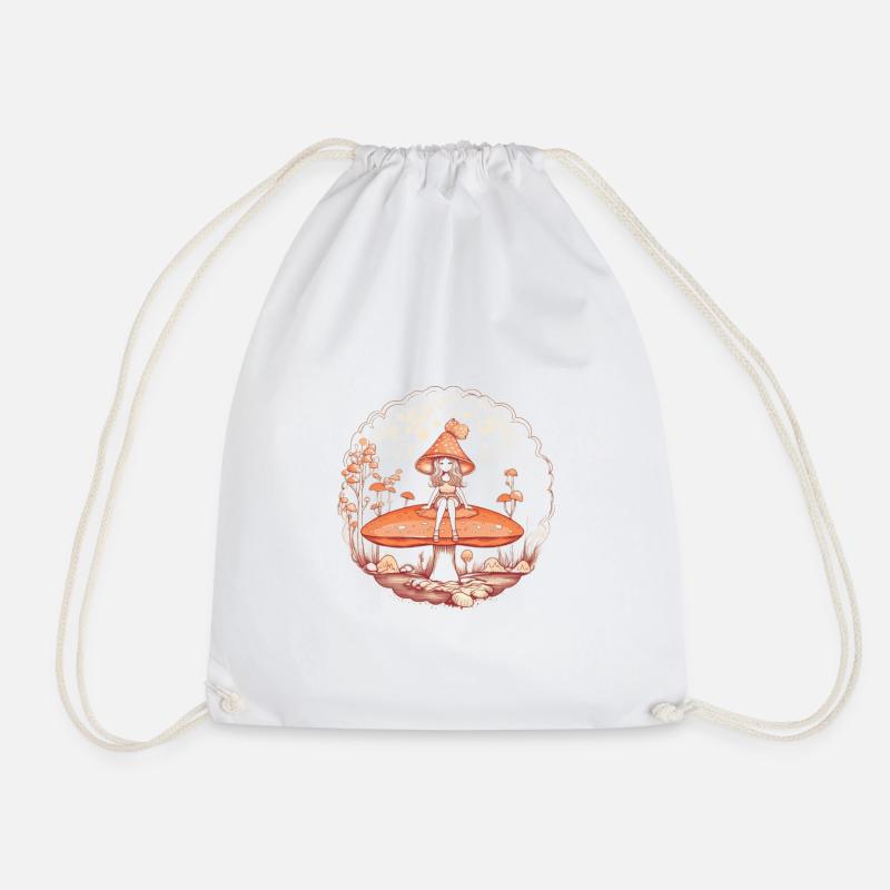Fairy Tale Fairy - Drawstring Bag - white