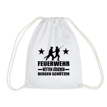 Feuerwehr - Turnbeutel - Weiß - Vorne