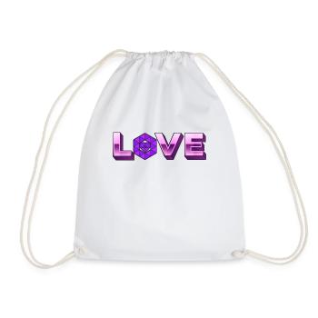 SGN 06 25 2022 1656161082146LOVE - Turnbeutel - Weiß - Vorne