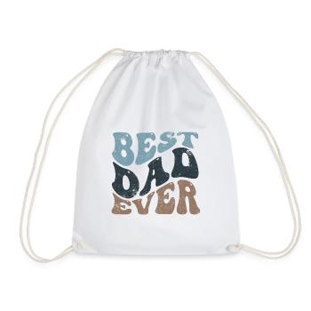 MEILLEUR CADEAU DE CHEMISE À MOTIF PAPA DE TOUS LES TEMPS - Sac de sport léger - blanc - Devant