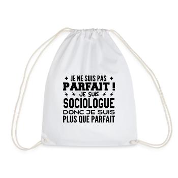 Un Sociologue plus que parfaite, métier de rêve - Sac de sport léger - blanc - Devant