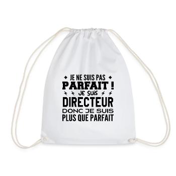 Un Directeur plus que parfaite, métier de rêve - Sac de sport léger - blanc - Devant